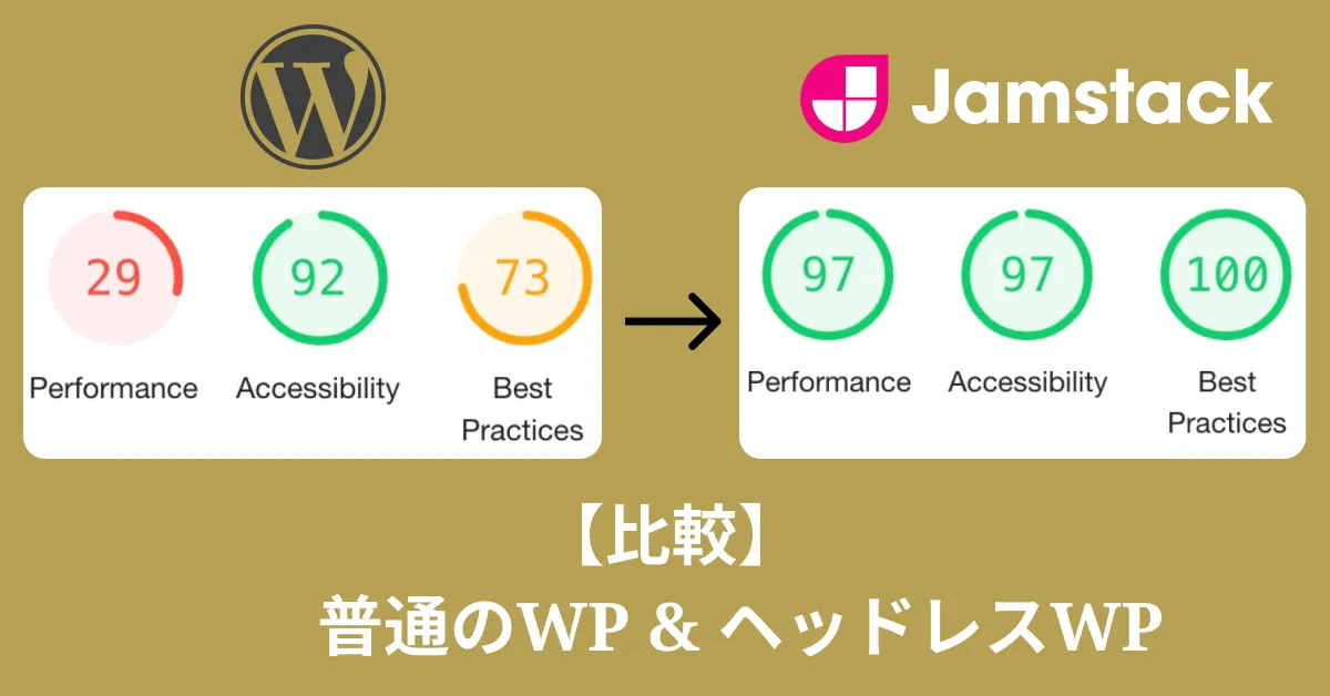 【作って比較】「ヘッドレスWordPress」と「普通のWordPress」